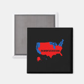 Wahlplan 2024 USA Dumbfor Magnet (Vorderseite/Rückseite)