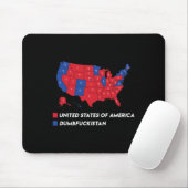 Wahlplan 2024 USA Dumbfor Mousepad (Mit Mouse)