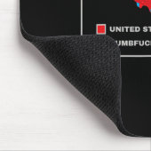 Wahlplan 2024 USA Dumbfor Mousepad (Ecke)