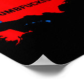 Wahlplan 2024 USA Dumbfor Poster (Ecke)