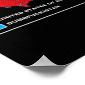 Wahlplan 2024 USA Dumbfor Poster (Ecke)