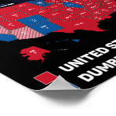 Wahlplan 2024 USA Dumbist Poster (Ecke)