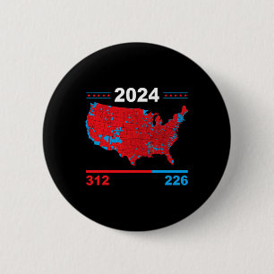 Wahlplan Trump 312 Red 2024 Wahlergebnisse Button
