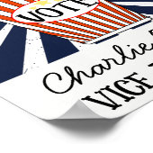 Wahlposter-Schule Popcorn-Abstimmung Poster (Ecke)