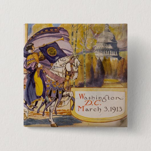 Wahlprozession 1913 button (Vorderseite)