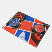 Wahlprüfung Fußmatte (Schrägansicht)