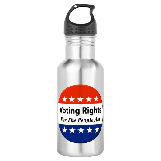 Wahlrecht für das Volksgesetz Edelstahlflasche (Vorderseite)