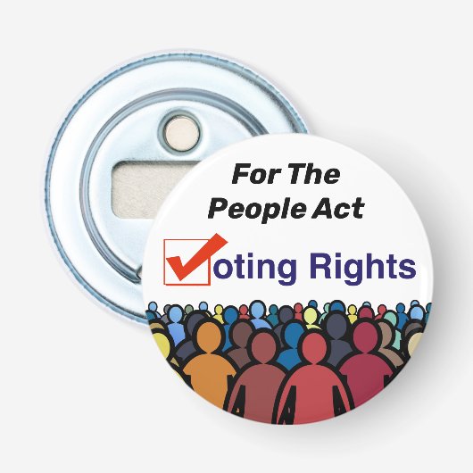 Wahlrecht für das Volksgesetz Flaschenöffner (Vorderseite)