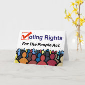 Wahlrecht für das Volksgesetz Karte (Gelbe Blume)