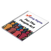 Wahlrecht für das Volksgesetz Notizblock (Linke Seite)