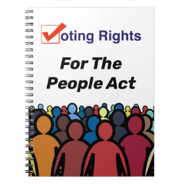 Wahlrecht für das Volksgesetz Notizblock