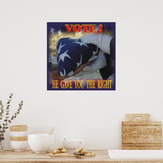 Wahlrecht Poster (Küche)