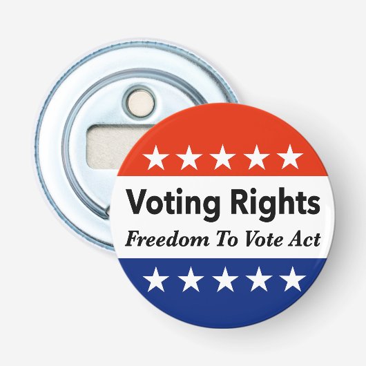 Wahlrecht - Wahlfreiheit Flaschenöffner (Vorderseite)