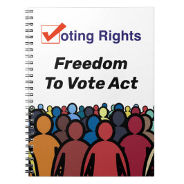 Wahlrecht - Wahlfreiheit Notizblock