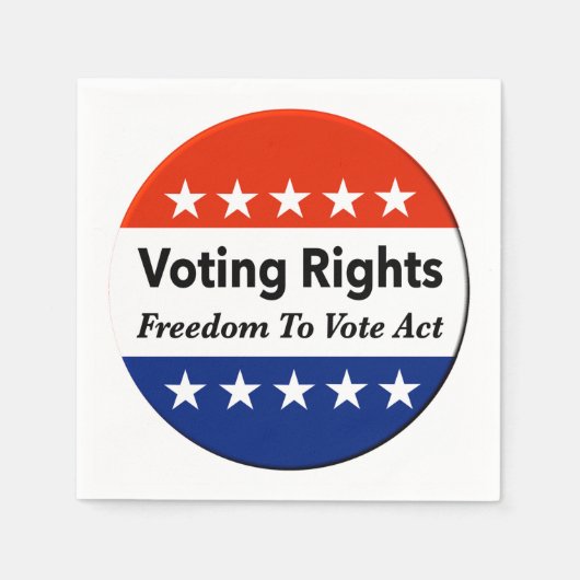 Wahlrecht - Wahlfreiheit Serviette (Vorderseite)