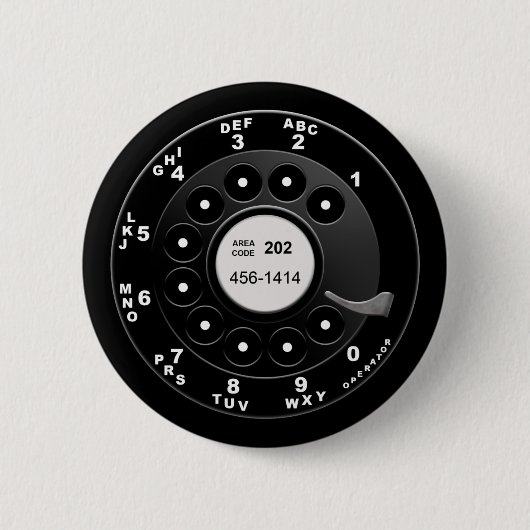Wählscheibe Button (Vorderseite)