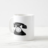 Wählscheibentelefon Kaffeetasse (Vorderseite Links)
