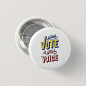 Wahlstimme Button (Vorne & Hinten)