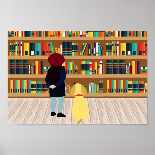 Wählt ein Buch aus, das zum Zwinger gebracht werde Poster (Vorne)