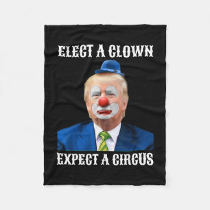 Wählt einen Clown, erwartet einen Zirkus F Fleecedecke