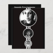 wählt Gedenkkarten (Vorne/Hinten)