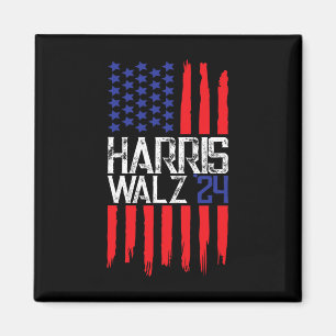 Wählt Kamala Harris & Tim Walz 2024 Amerikanische  Magnet