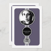 wählt lila Gedenkkarten Programm (Vorne/Hinten)