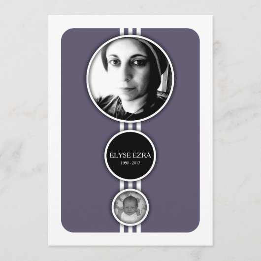 wählt lila Gedenkkarten Programm (Vorderseite)