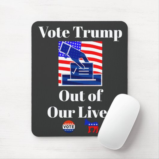 Wählt Trump aus unserem "Lives Mouse Pad" Mousepad (Mit Mouse)