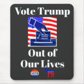 Wählt Trump aus unserem "Lives Mouse Pad" Mousepad (Vorne)