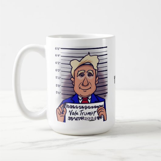 Wählt Trump Classic-Tasse Kaffeetasse (Links)