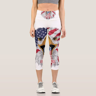 "Wahltag" Hochwaisted Capris