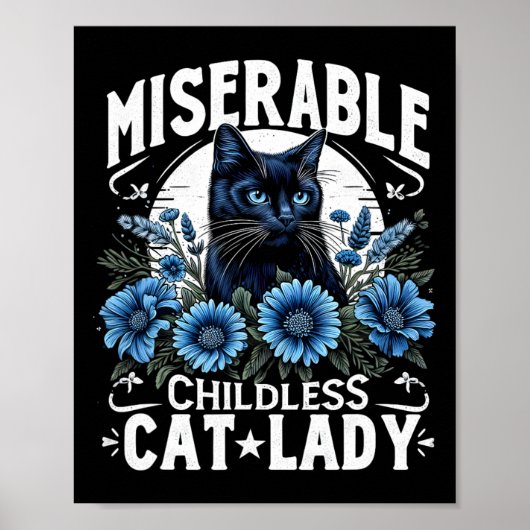 Wahltag Katze Ladys Miserable Chilless Cat La Poster (Vorne)
