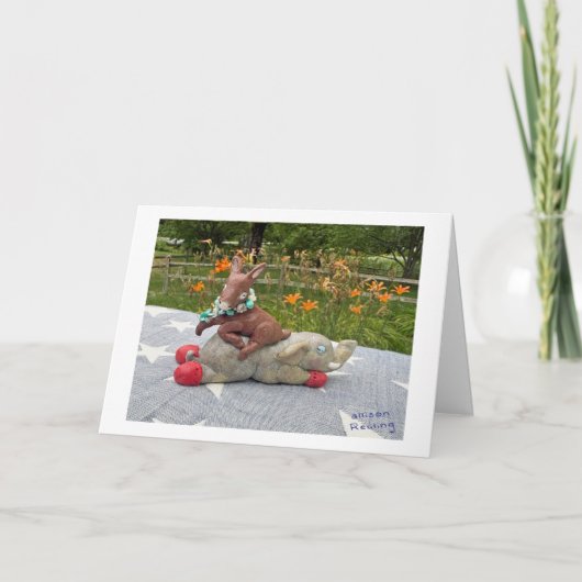 Wahltag - Politische Tiere Karte (Vorderseite)