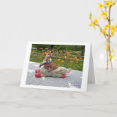 Wahltag - Politische Tiere Karte (Gelbe Blume)