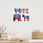 Wahltag-Poster Poster (Küche)