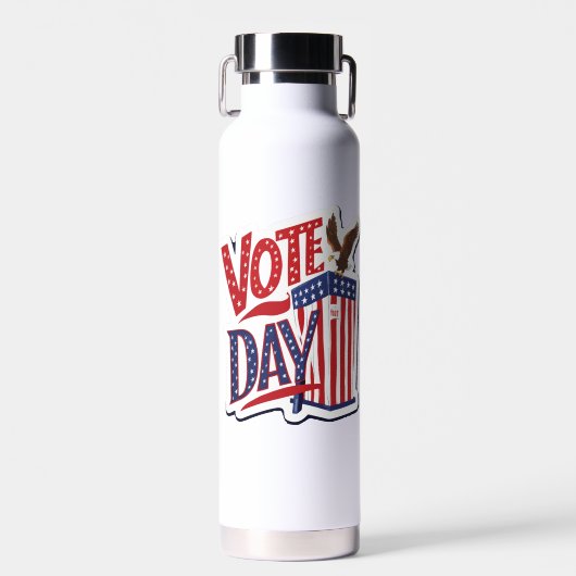Wahltag Trinkflasche (Vorne)