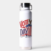 Wahltag Trinkflasche (Rückseite)