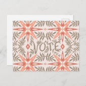 WÄHLTAG Weintrauben Botanisch Postkarte (Vorne/Hinten)