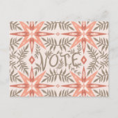 WÄHLTAG Weintrauben Botanisch Postkarte (Vorderseite)