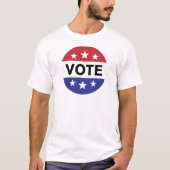 Wahltaste 6 Sterne T-Shirt (Vorderseite)