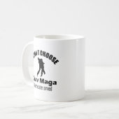 Wählte nicht krav maga kaffeetasse (Vorderseite Links)