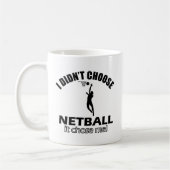 Wählte nicht Netball Kaffeetasse (Links)