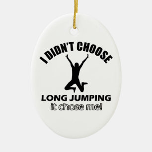 Wählte nicht Weitsprung Keramik Ornament