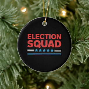 Wahlteam 2024 Wahl Demokrat Republikaner Keramik Ornament