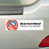 Wählten Sie für Obama Autoaufkleber (Auf Auto)