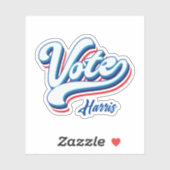 Wahltypografie Aufkleber (Blatt)