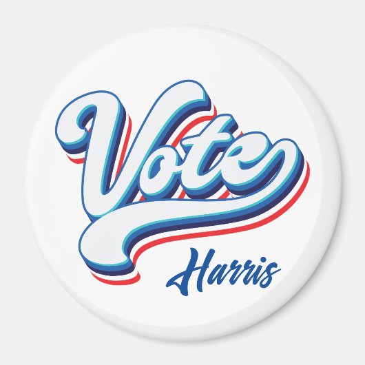 Wahltypografie Magnet (Vorne)