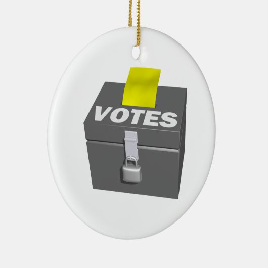 Wahlurne Keramik Ornament (Rechts)