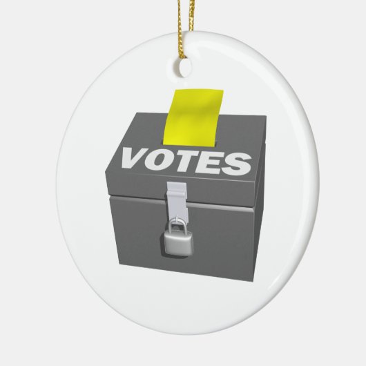 Wahlurne Keramik Ornament (Links)